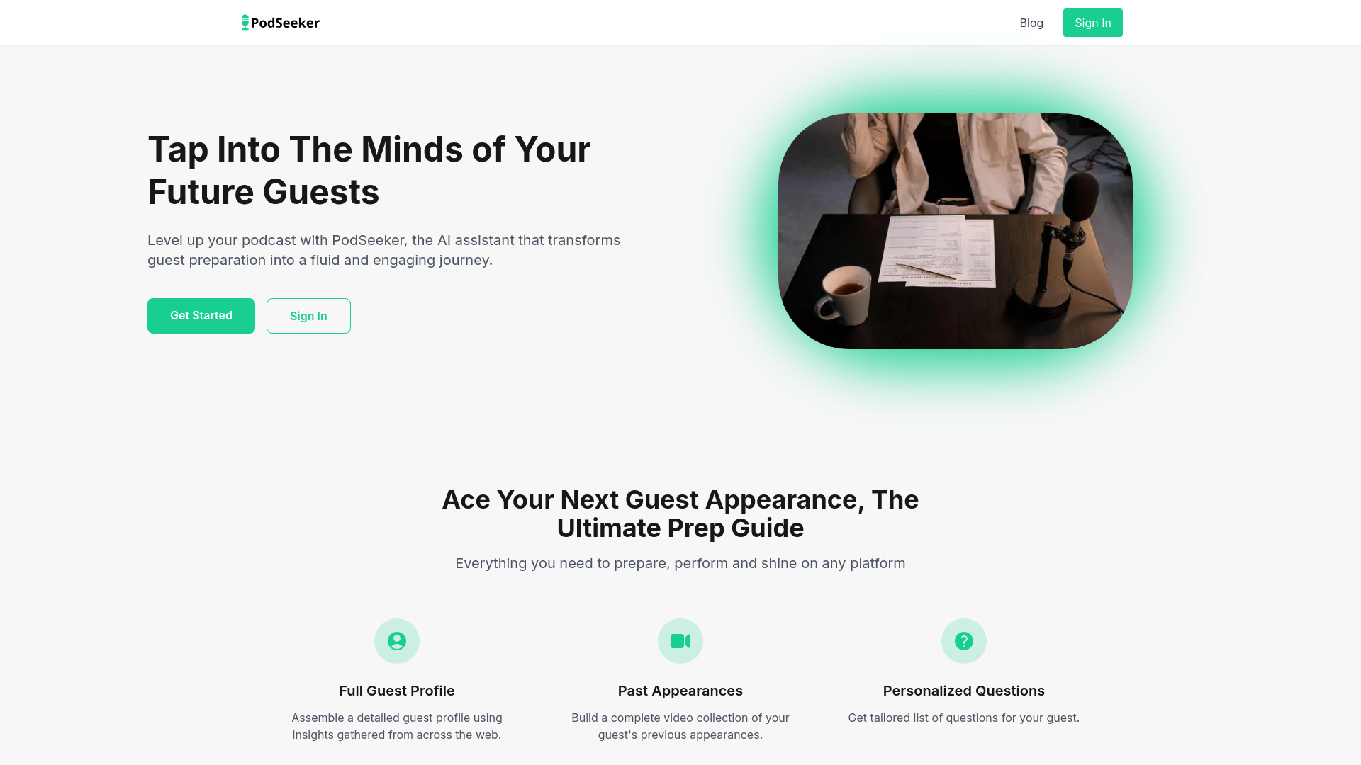 PodSeeker网页截图,PodSeeker网页快照