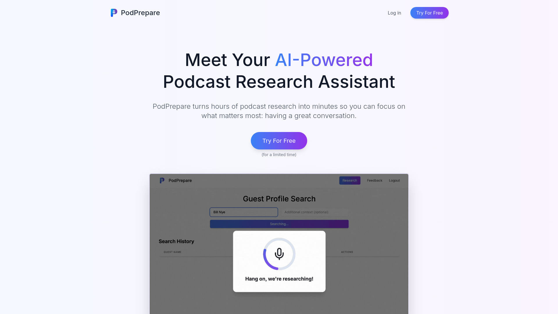 PodPrepare网页截图,PodPrepare网页快照