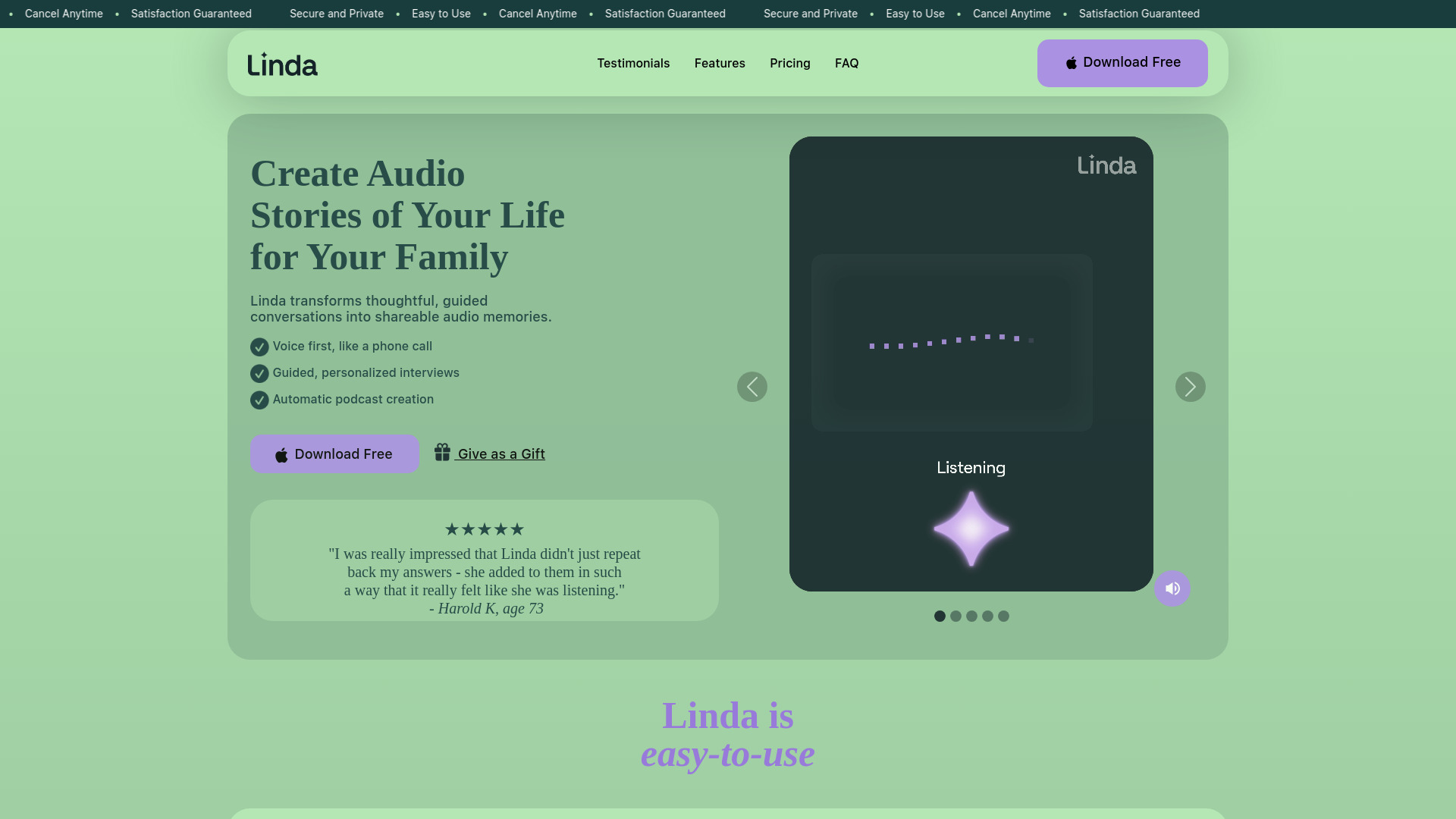 Linda – Your Podcast Creator网页截图,Linda – Your Podcast Creator网页快照
