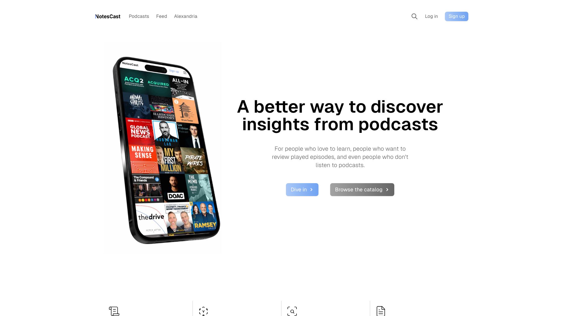 NotesCast网页截图,NotesCast网页快照