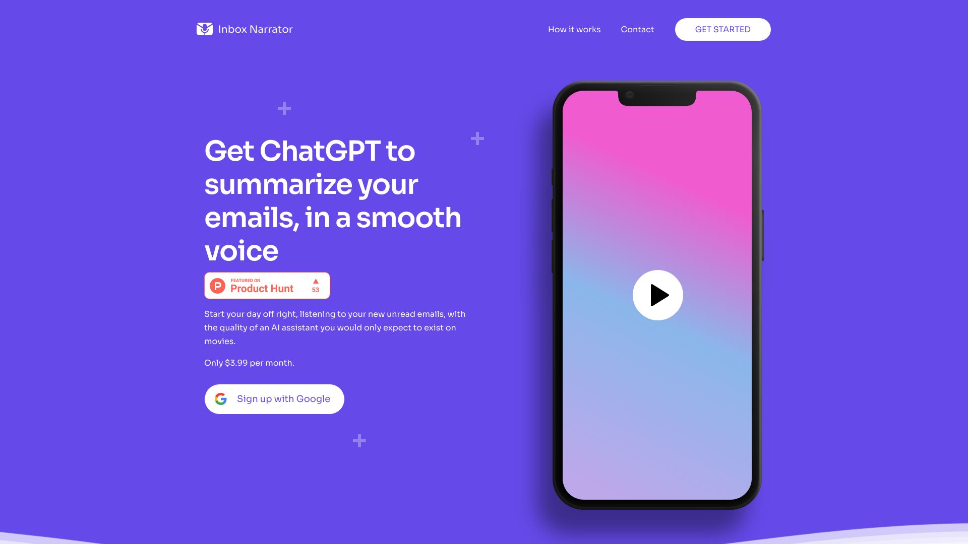 Inbox Narrator网页截图,Inbox Narrator网页快照