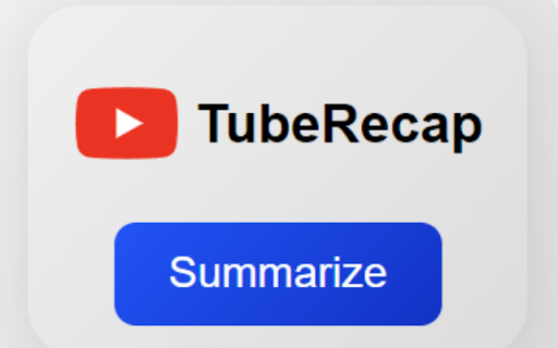 TubeRecap网页截图,TubeRecap网页快照