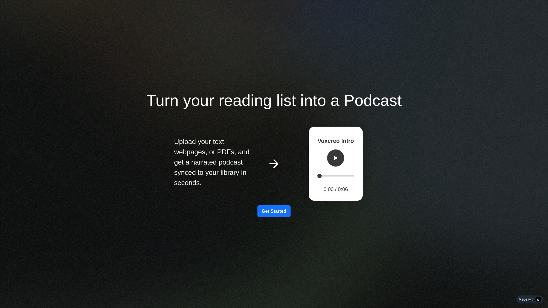 Voxcreo网页截图,Voxcreo网页快照
