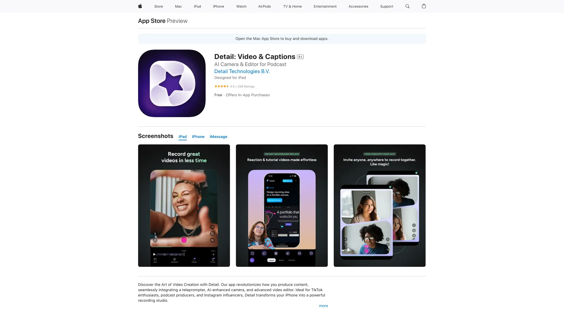 Podcast Auto Edit for iOS网页截图,Podcast Auto Edit for iOS网页快照