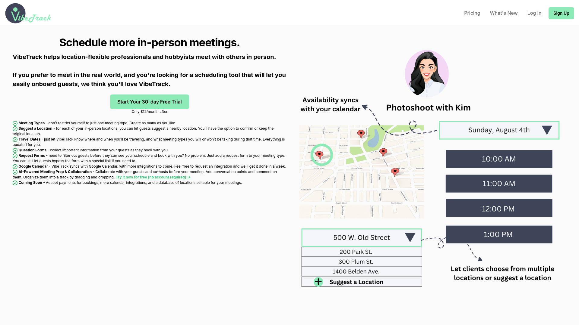 VibeTrack网页截图,VibeTrack网页快照