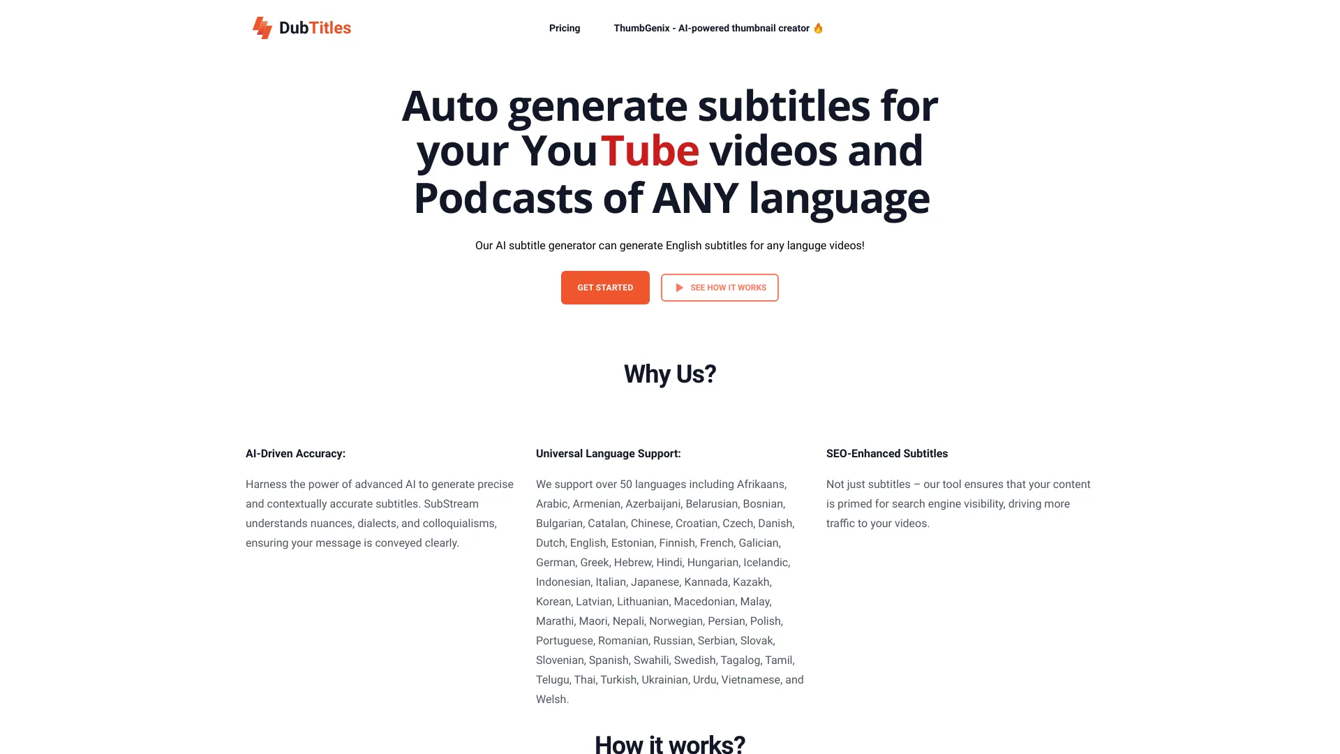Dubtitles网页截图,Dubtitles网页快照