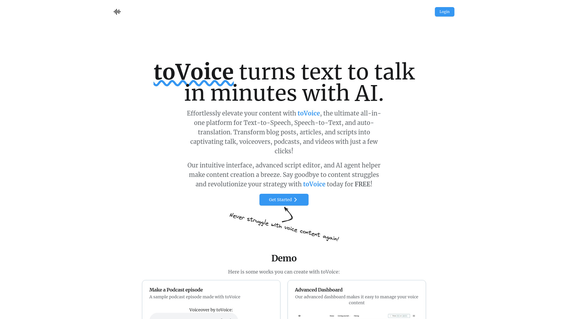 toVoice网页截图,toVoice网页快照
