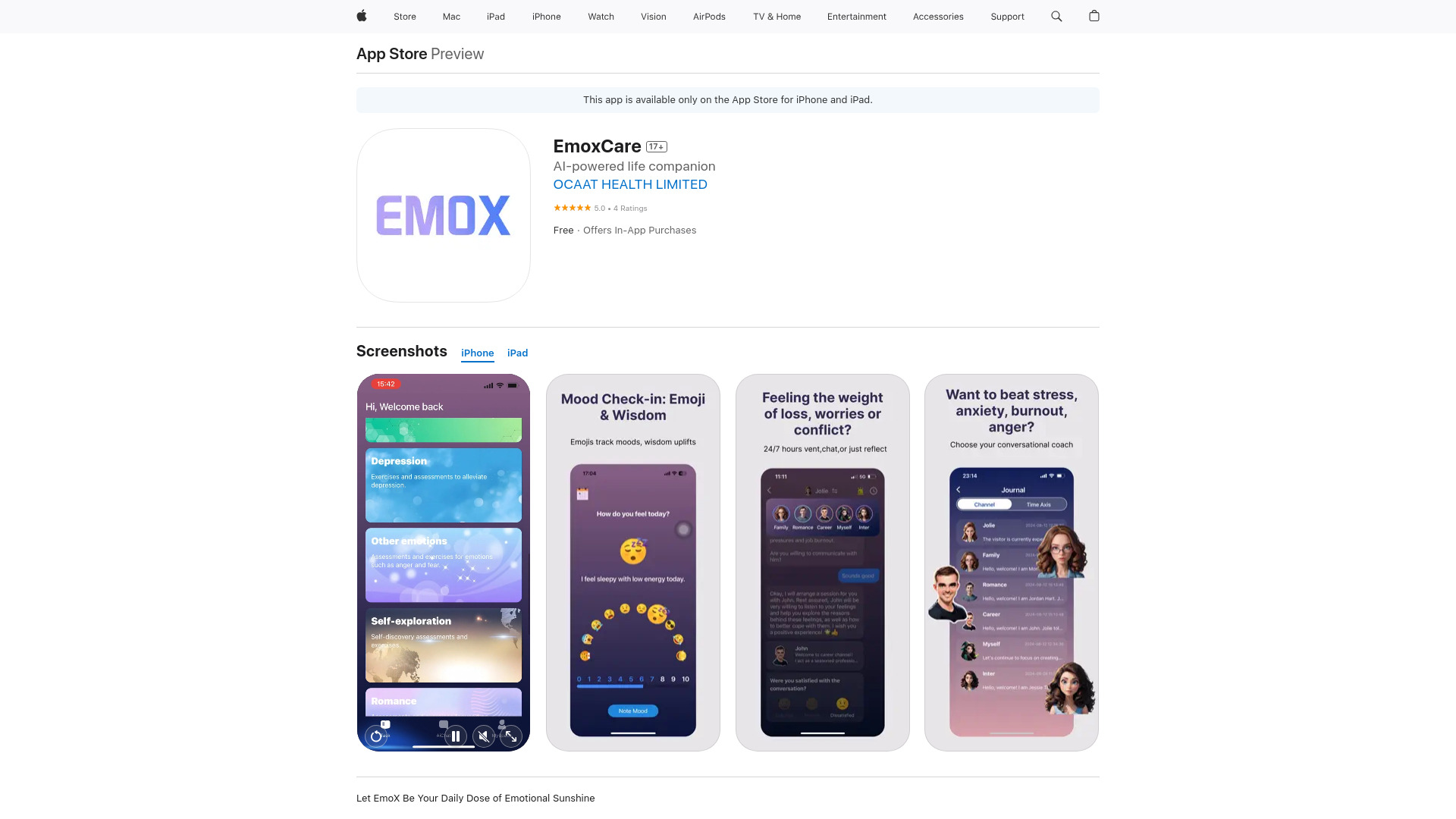 EmoX网页截图,EmoX网页快照