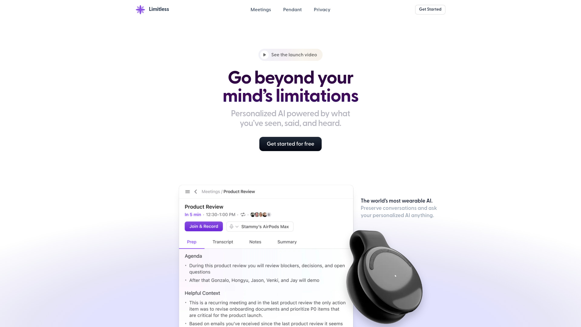 limitless.ai网页截图,limitless.ai网页快照