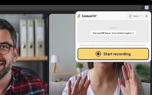 ListenUp! – Capture feedback, record meetings网页截图,ListenUp! – Capture feedback, record meetings网页快照