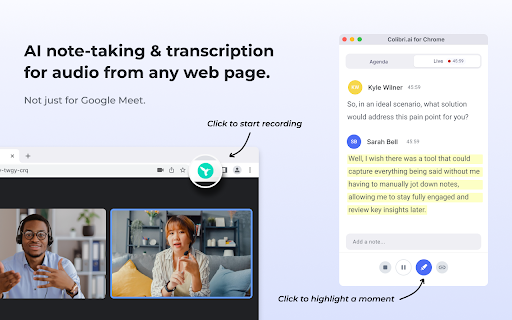 Colibri – AI Note Taking & Transcription App网页截图,Colibri – AI Note Taking & Transcription App网页快照