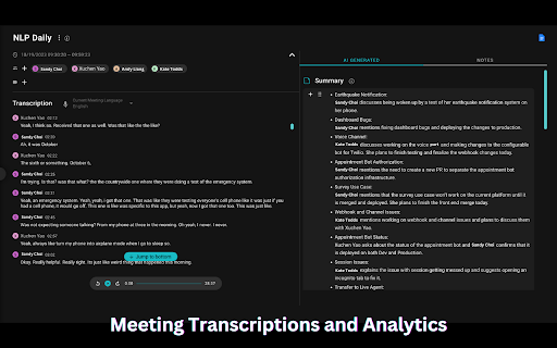SeaMeet: Take ChatGPT Meeting Note Real-Time网页截图,SeaMeet: Take ChatGPT Meeting Note Real-Time网页快照