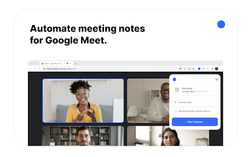 Bluedot: AI Meeting Recorder & Notetaker网页截图,Bluedot: AI Meeting Recorder & Notetaker网页快照