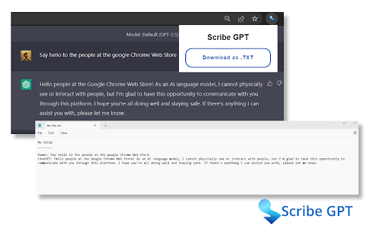 Scribe GPT网页截图,Scribe GPT网页快照
