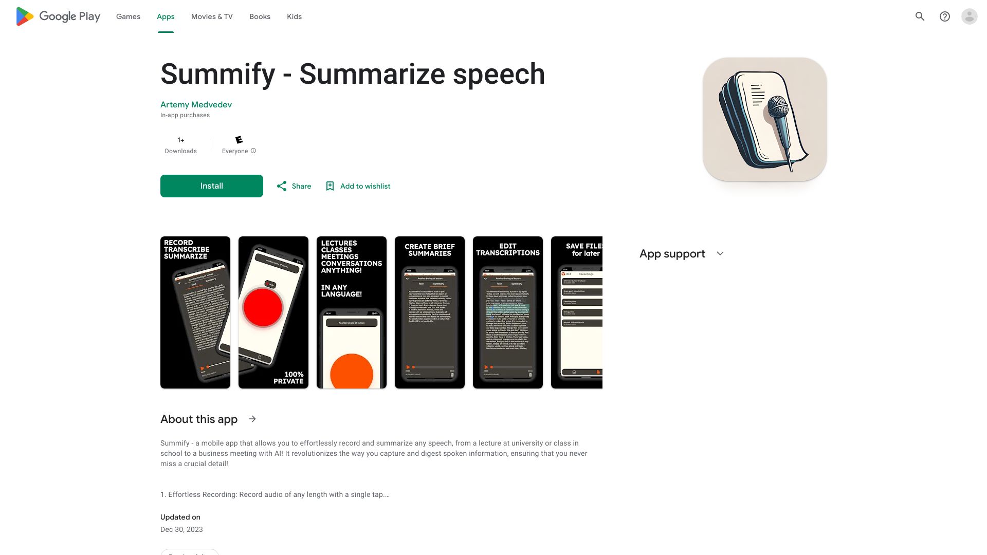 Summify – Summarize speech网页截图,Summify – Summarize speech网页快照