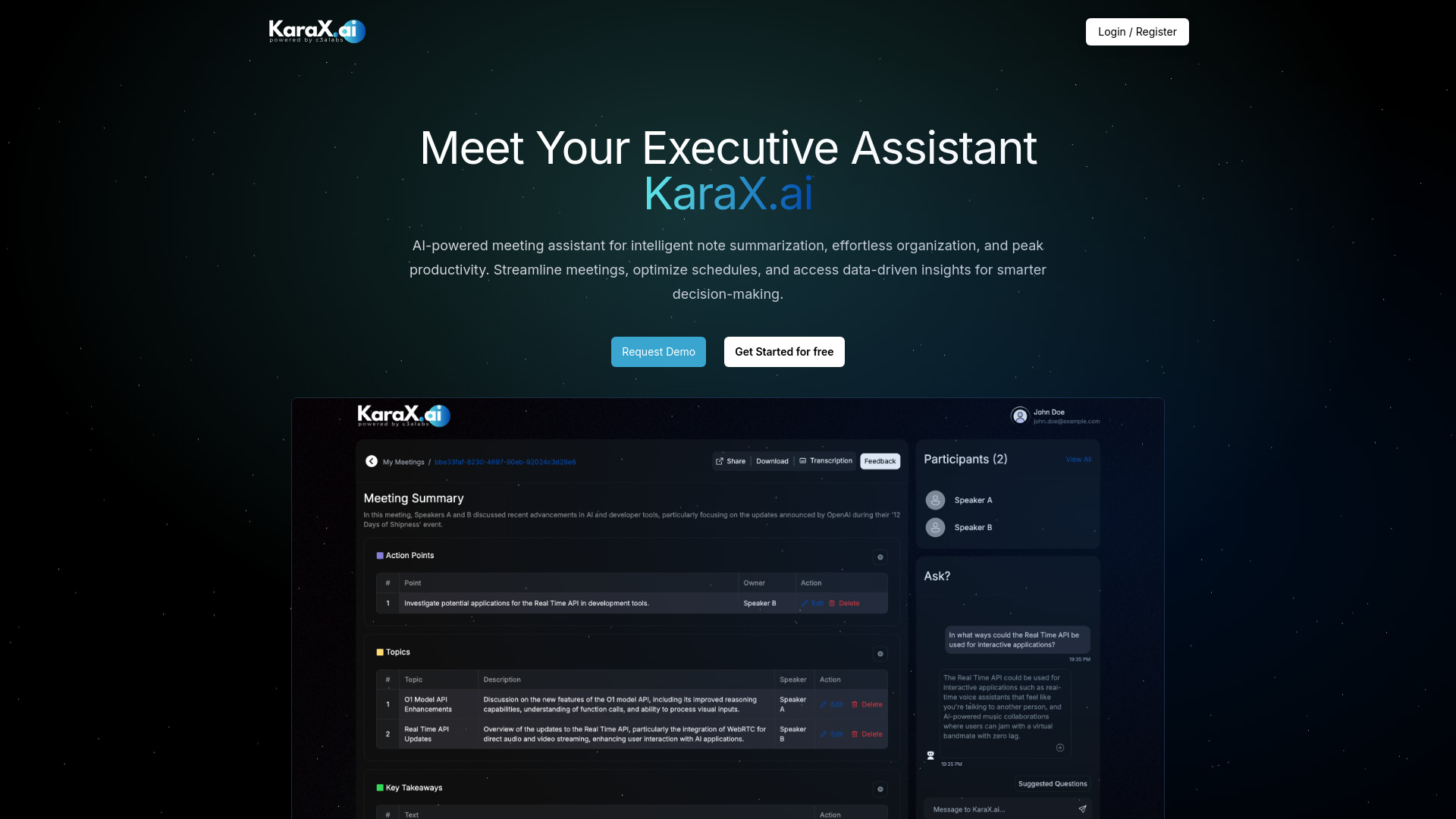 karax.ai网页截图,karax.ai网页快照