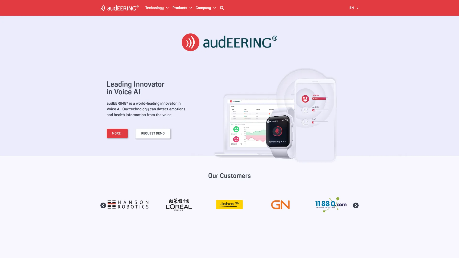 audeering.com网页截图,audeering.com网页快照