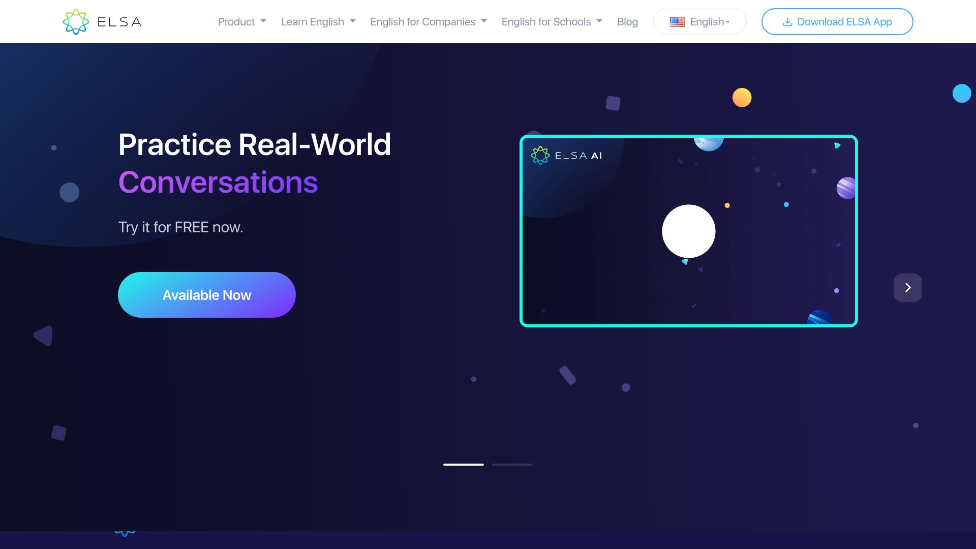 elsaspeak网页截图,elsaspeak网页快照