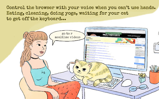 LipSurf – Voice Control for the Web网页截图,LipSurf – Voice Control for the Web网页快照