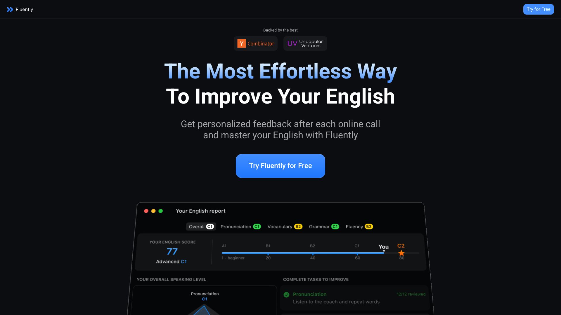 Fluently AI网页截图,Fluently AI网页快照