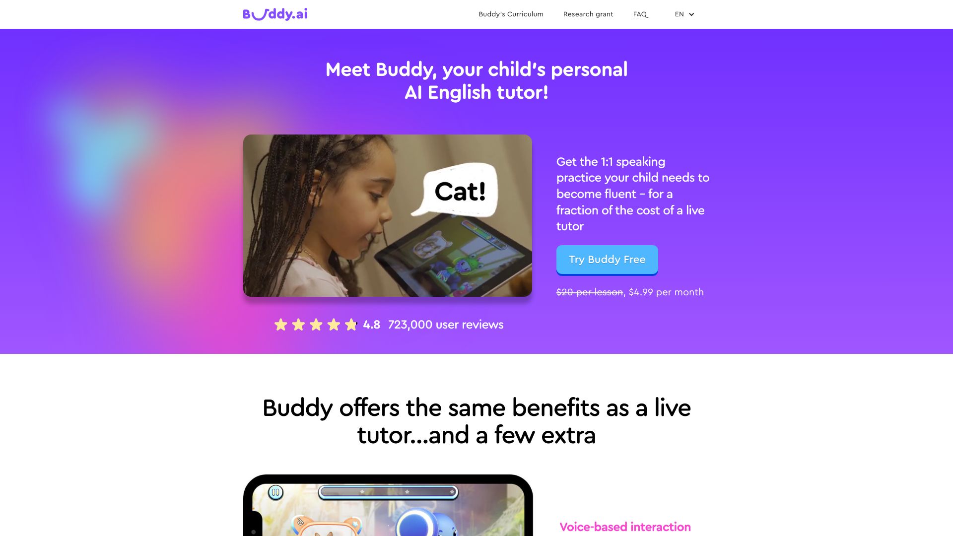 Buddys Curriculum网页截图,Buddys Curriculum网页快照
