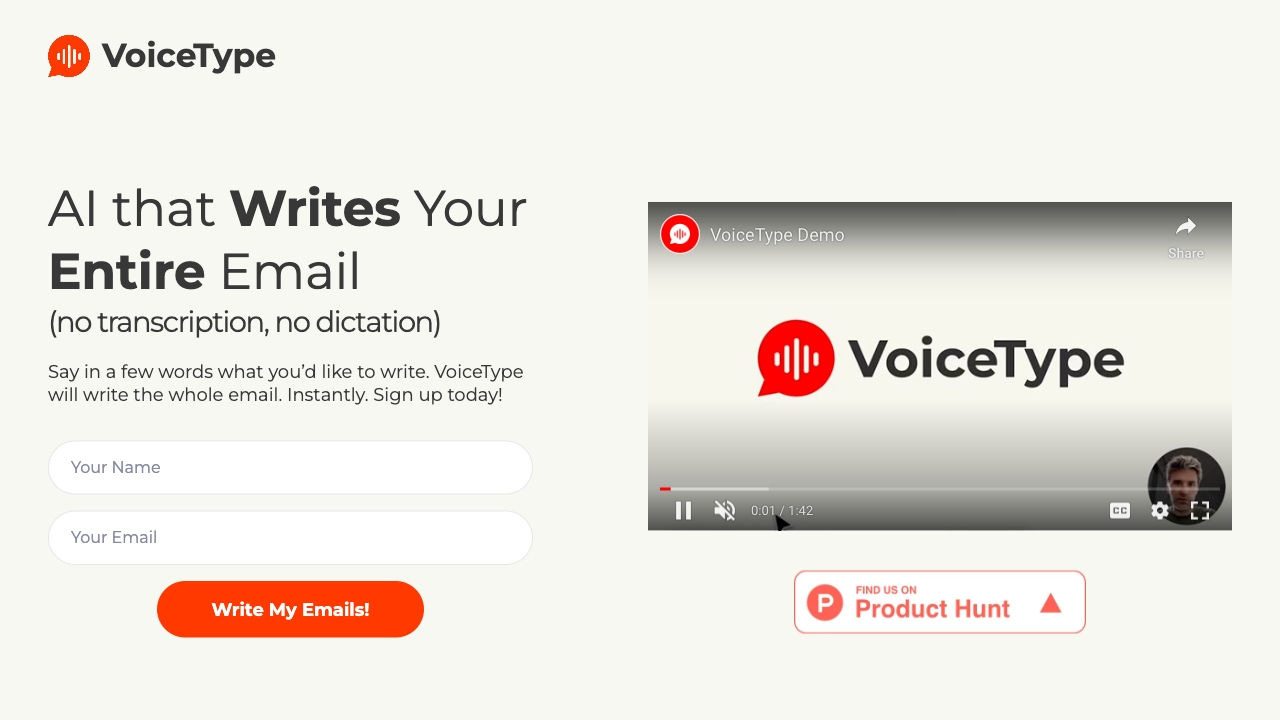 VoiceType网页截图,VoiceType网页快照