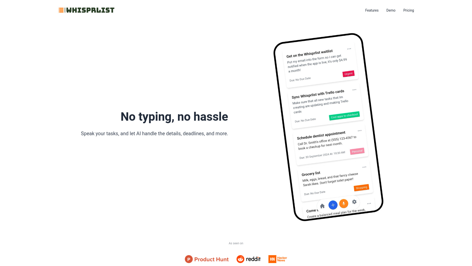 Whisprlist网页截图,Whisprlist网页快照