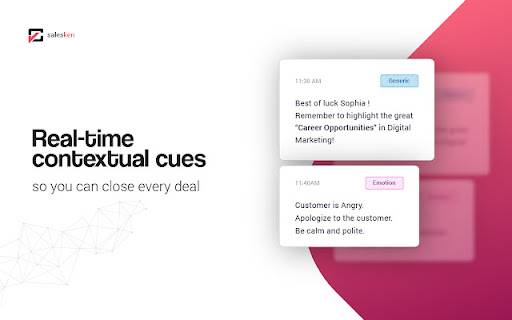 Salesken Real-Time Cues网页截图,Salesken Real-Time Cues网页快照