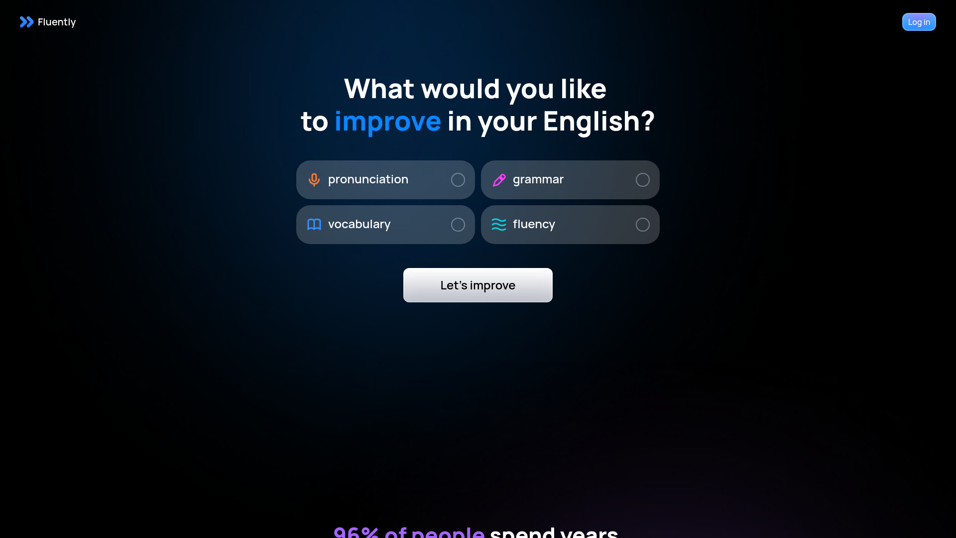 Fluently: AI English coach网页截图,Fluently: AI English coach网页快照