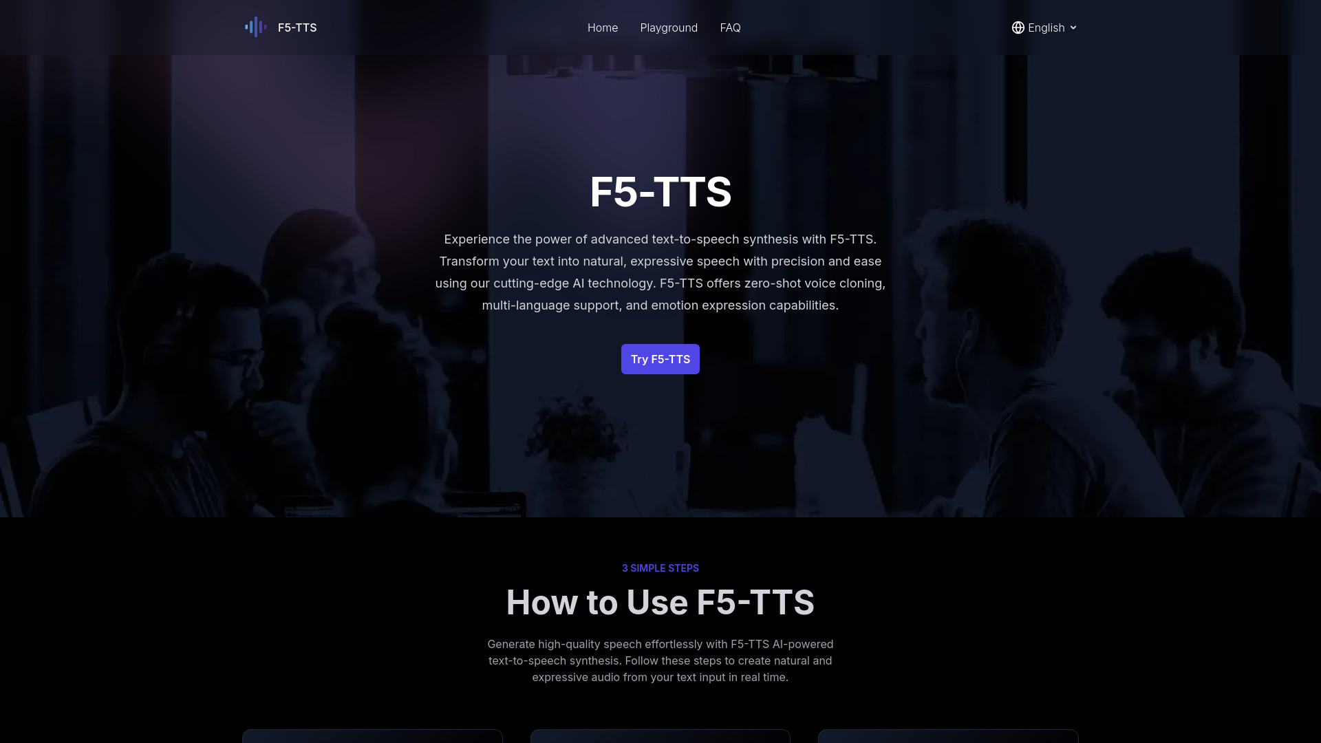 F5-TTS网页截图,F5-TTS网页快照