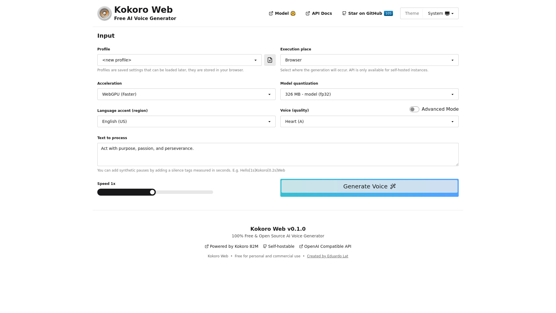 Kokoro Web网页截图,Kokoro Web网页快照