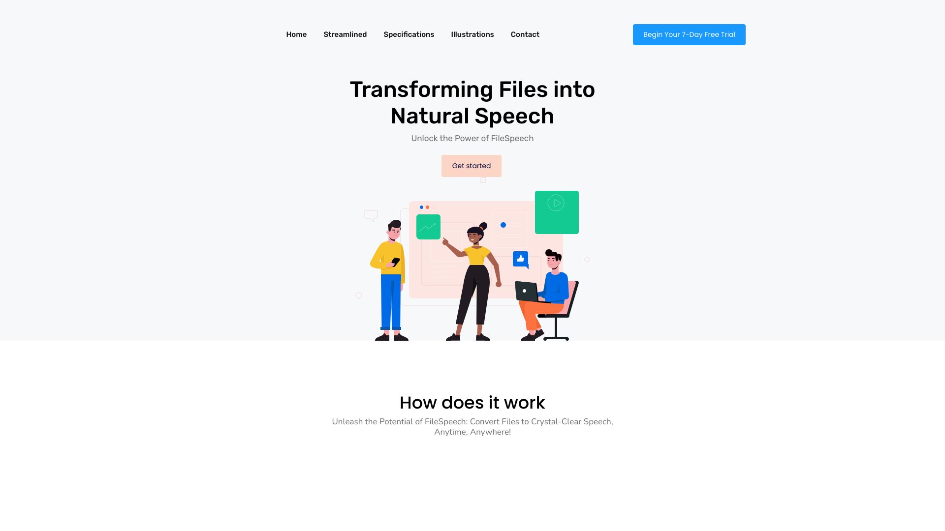 FileSpeech网页截图,FileSpeech网页快照
