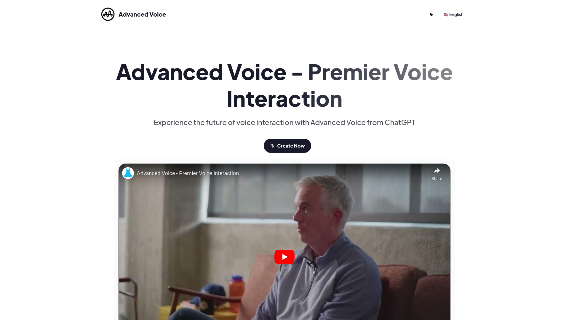 Advanced Voice网页截图,Advanced Voice网页快照