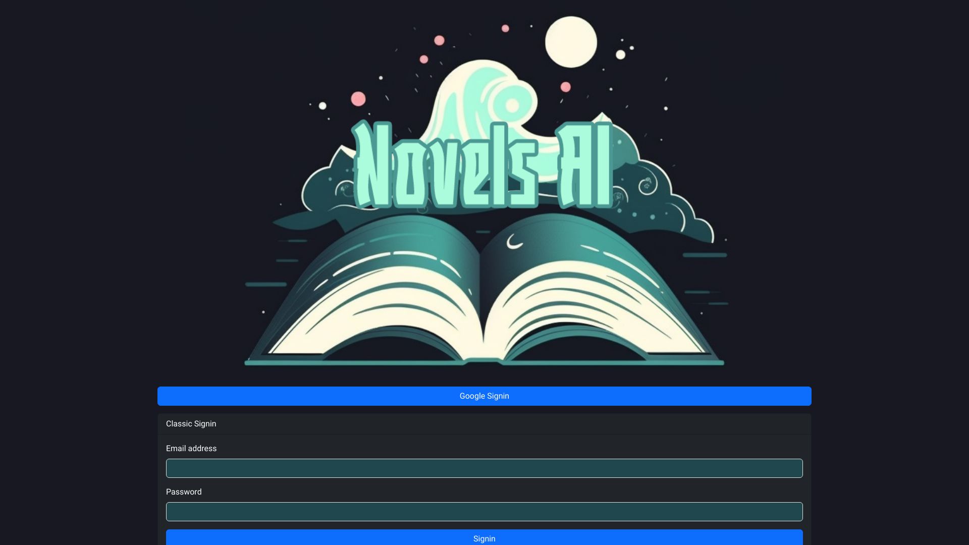 Novels AI网页截图,Novels AI网页快照
