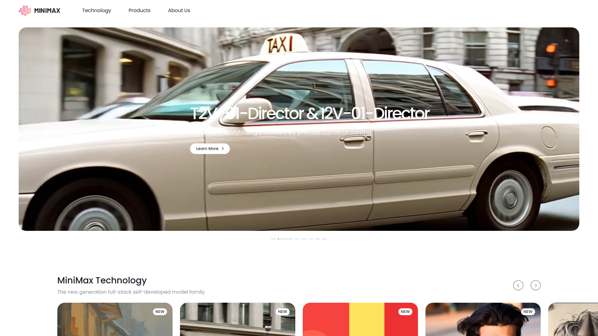 MiniMax Image-01网页截图,MiniMax Image-01网页快照
