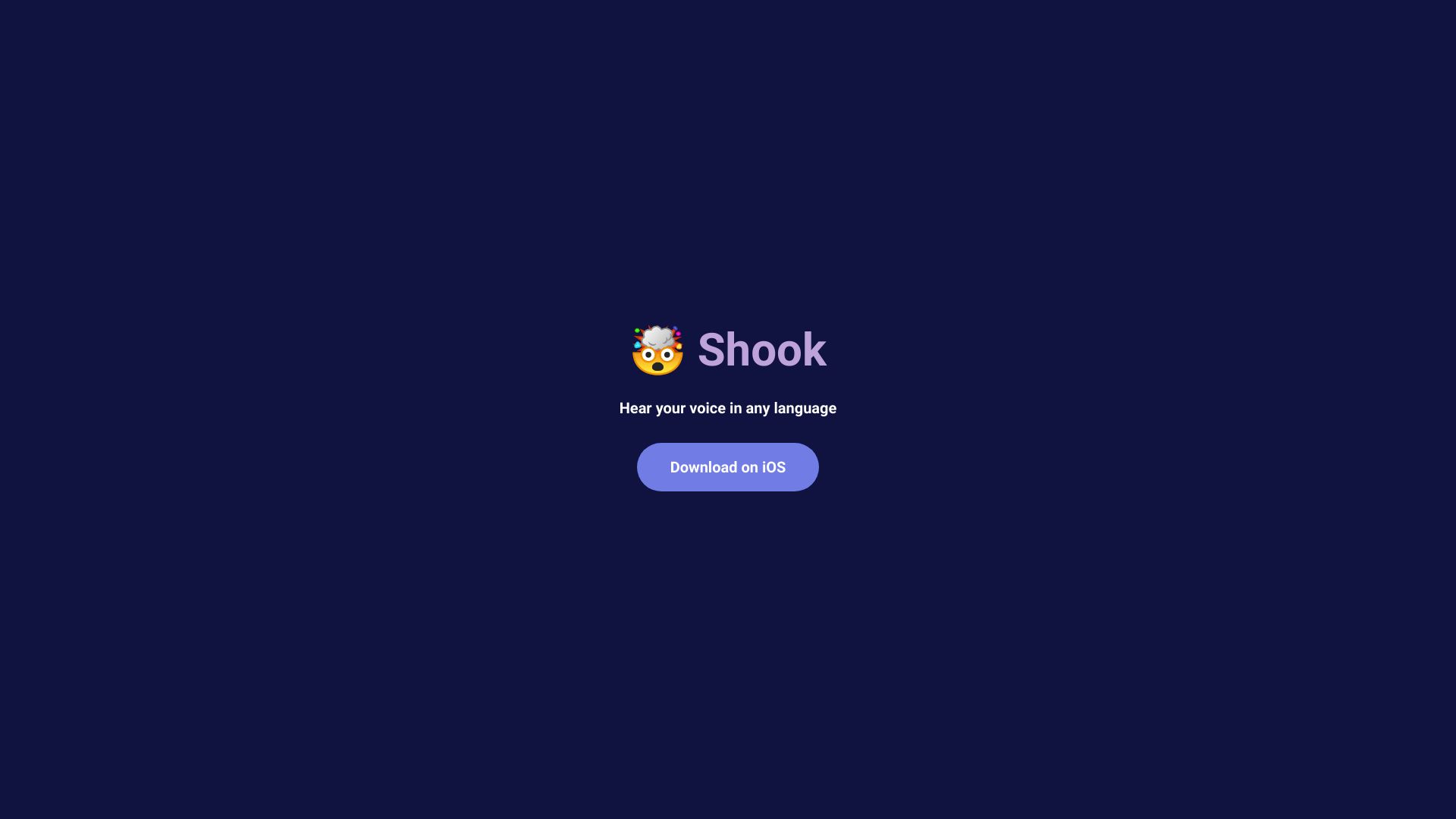 Shook AI网页截图,Shook AI网页快照