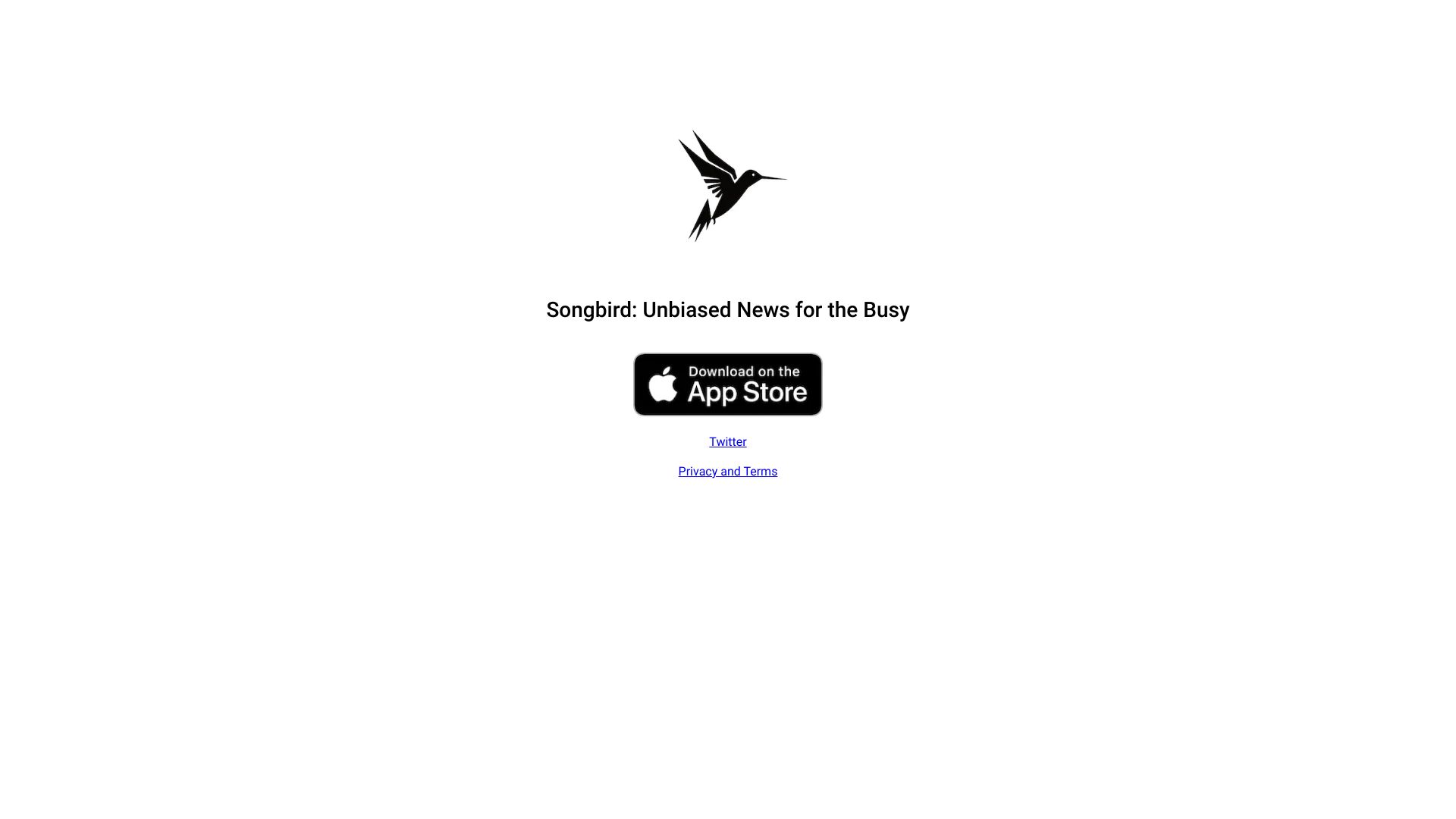 Songbird for iOS网页截图,Songbird for iOS网页快照