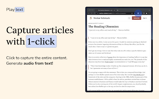 Playtext — Text to Speech网页截图,Playtext — Text to Speech网页快照