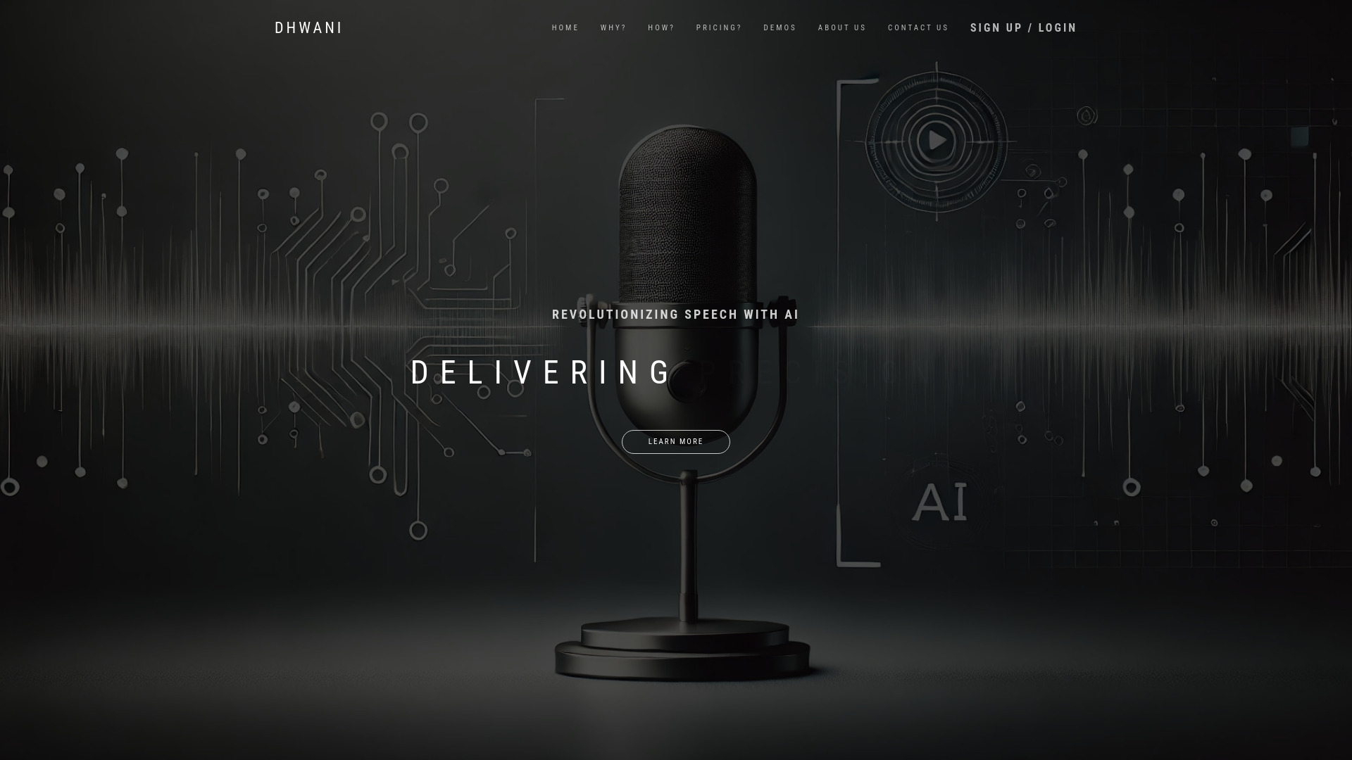 Dhwani网页截图,Dhwani网页快照