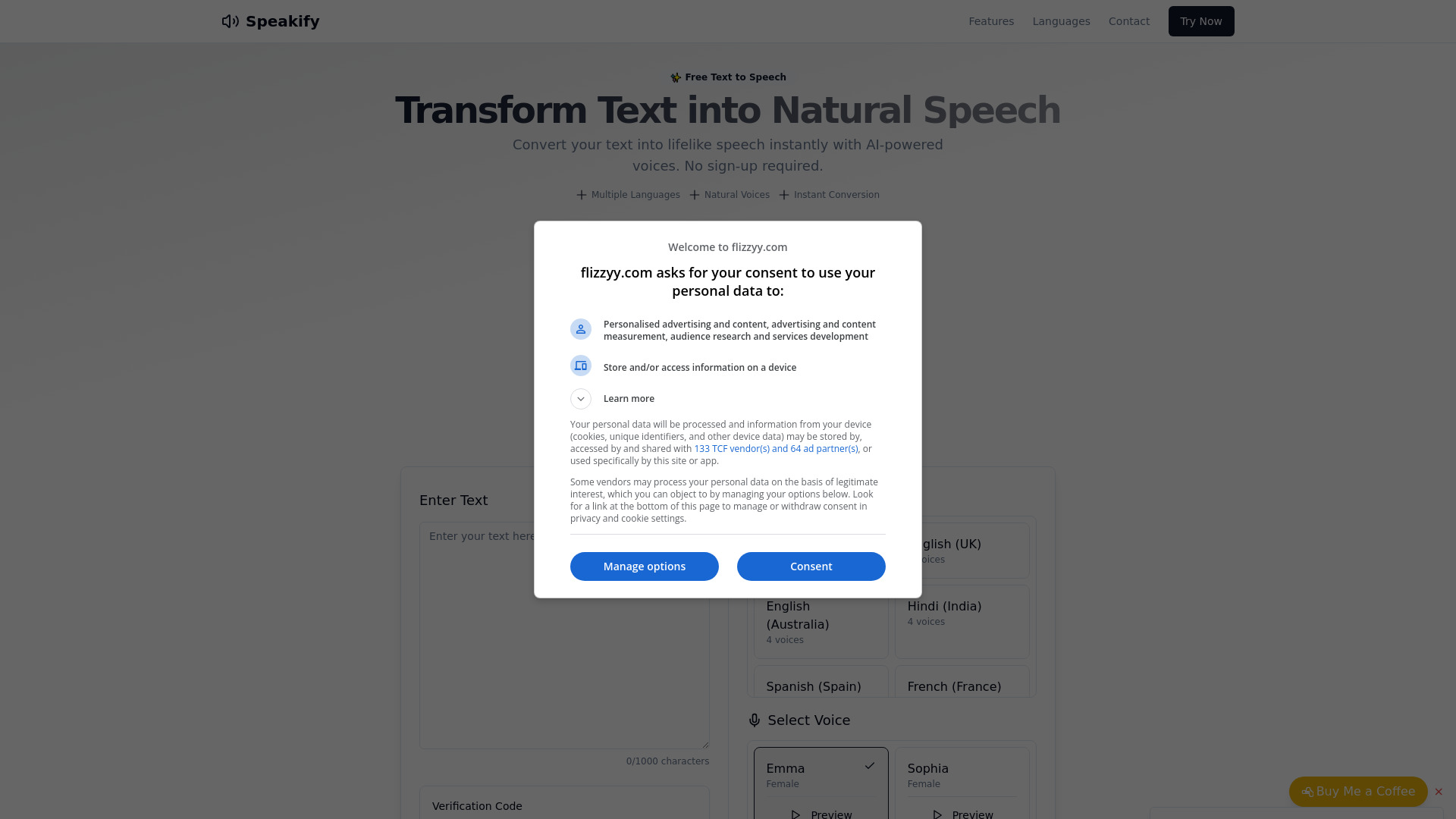 Speakify网页截图,Speakify网页快照
