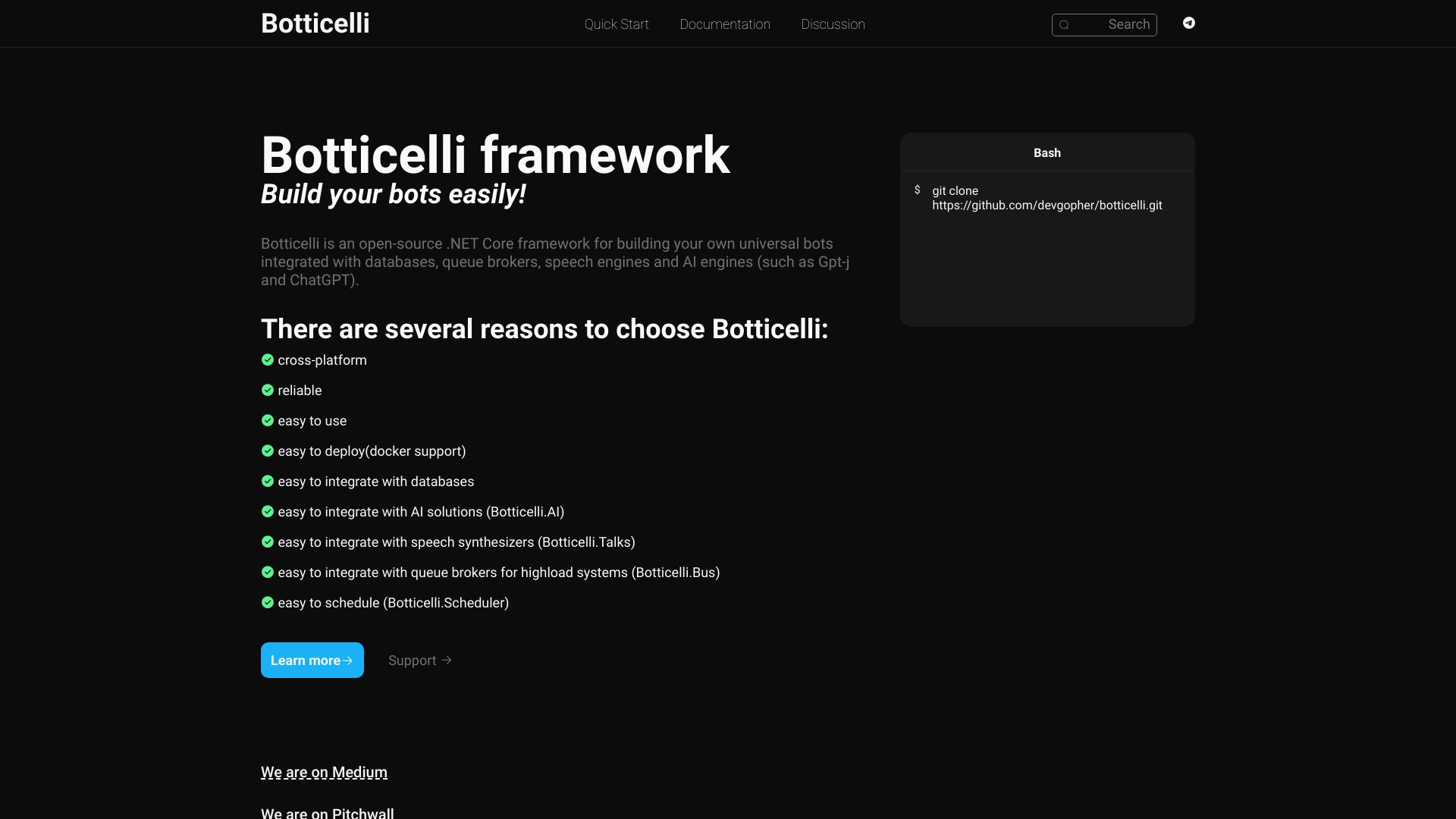 BotticelliBots网页截图,BotticelliBots网页快照