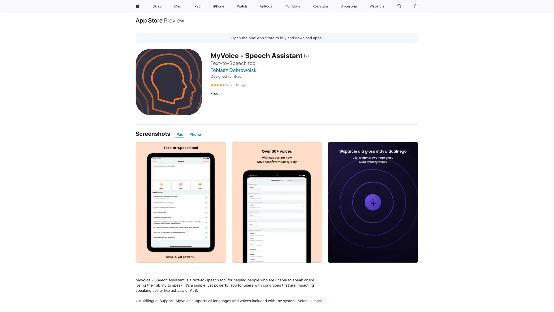 MyVoice – Speech Assistant网页截图,MyVoice – Speech Assistant网页快照