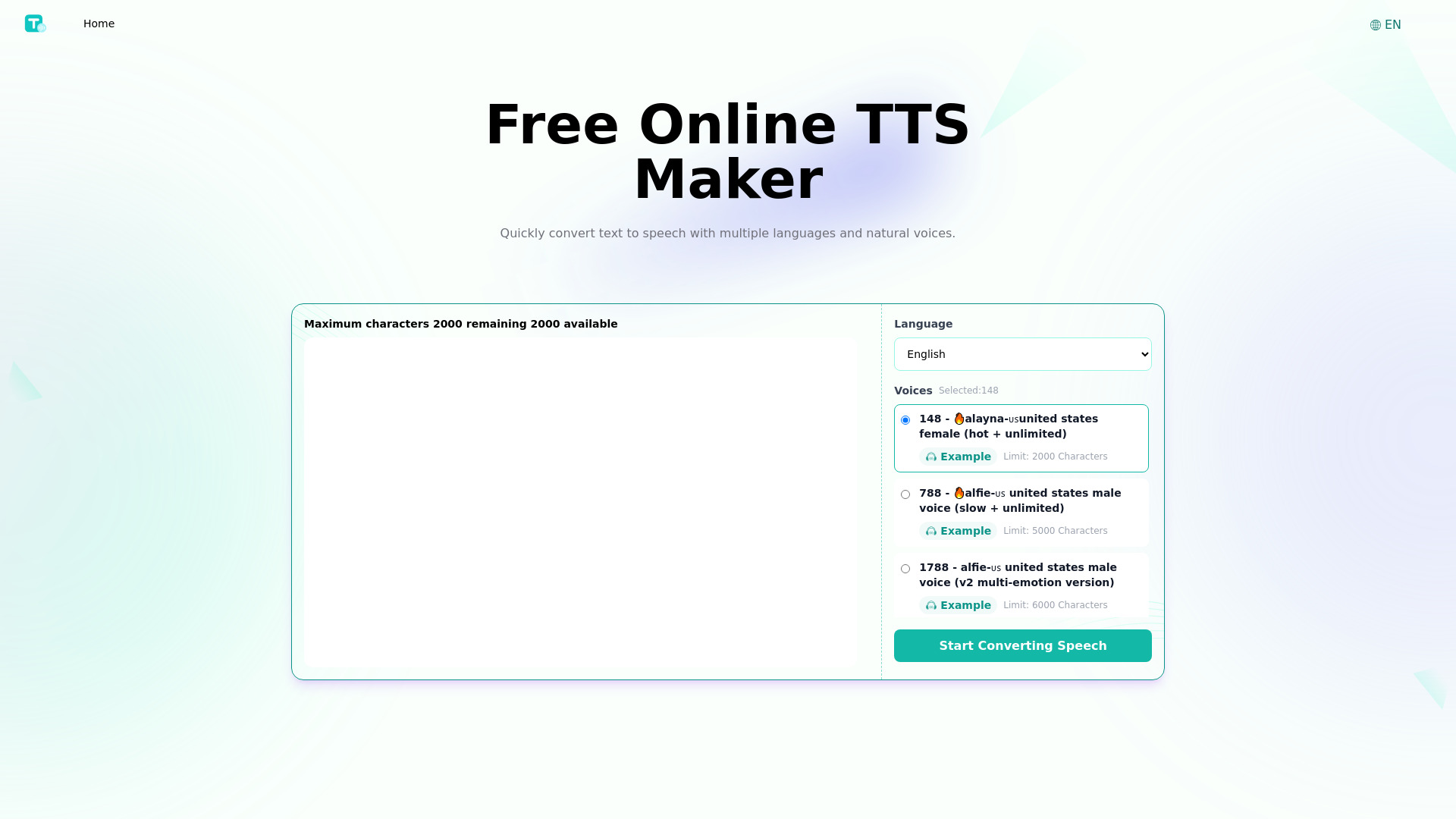 TTSynth.com网页截图,TTSynth.com网页快照