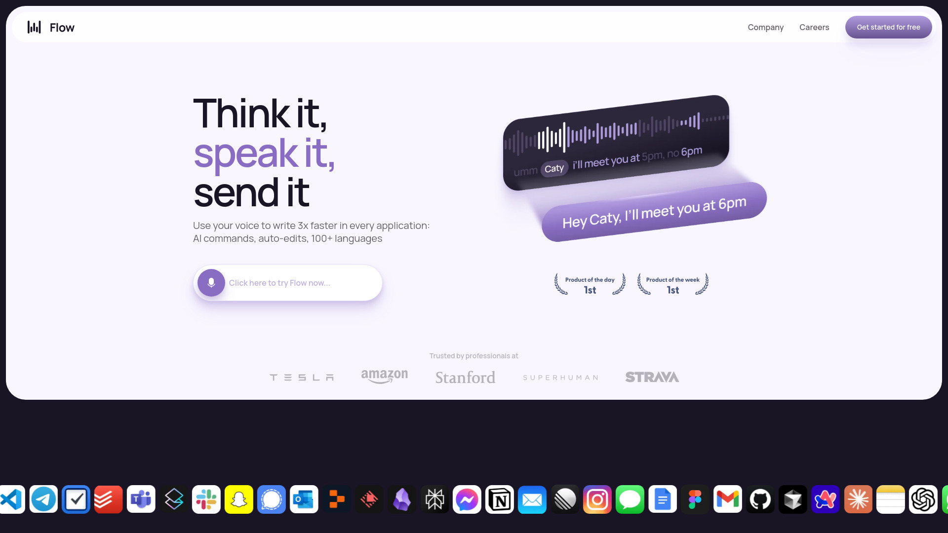 Wispr Flow网页截图,Wispr Flow网页快照