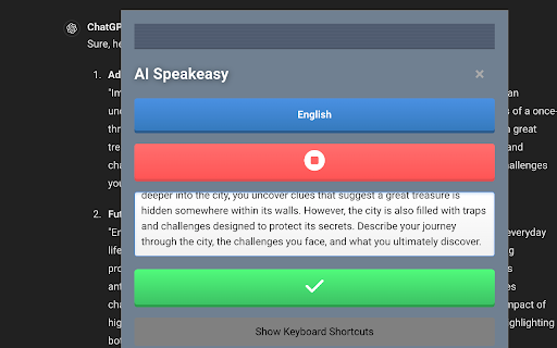 AI Speakeasy by Robert Hudek网页截图,AI Speakeasy by Robert Hudek网页快照
