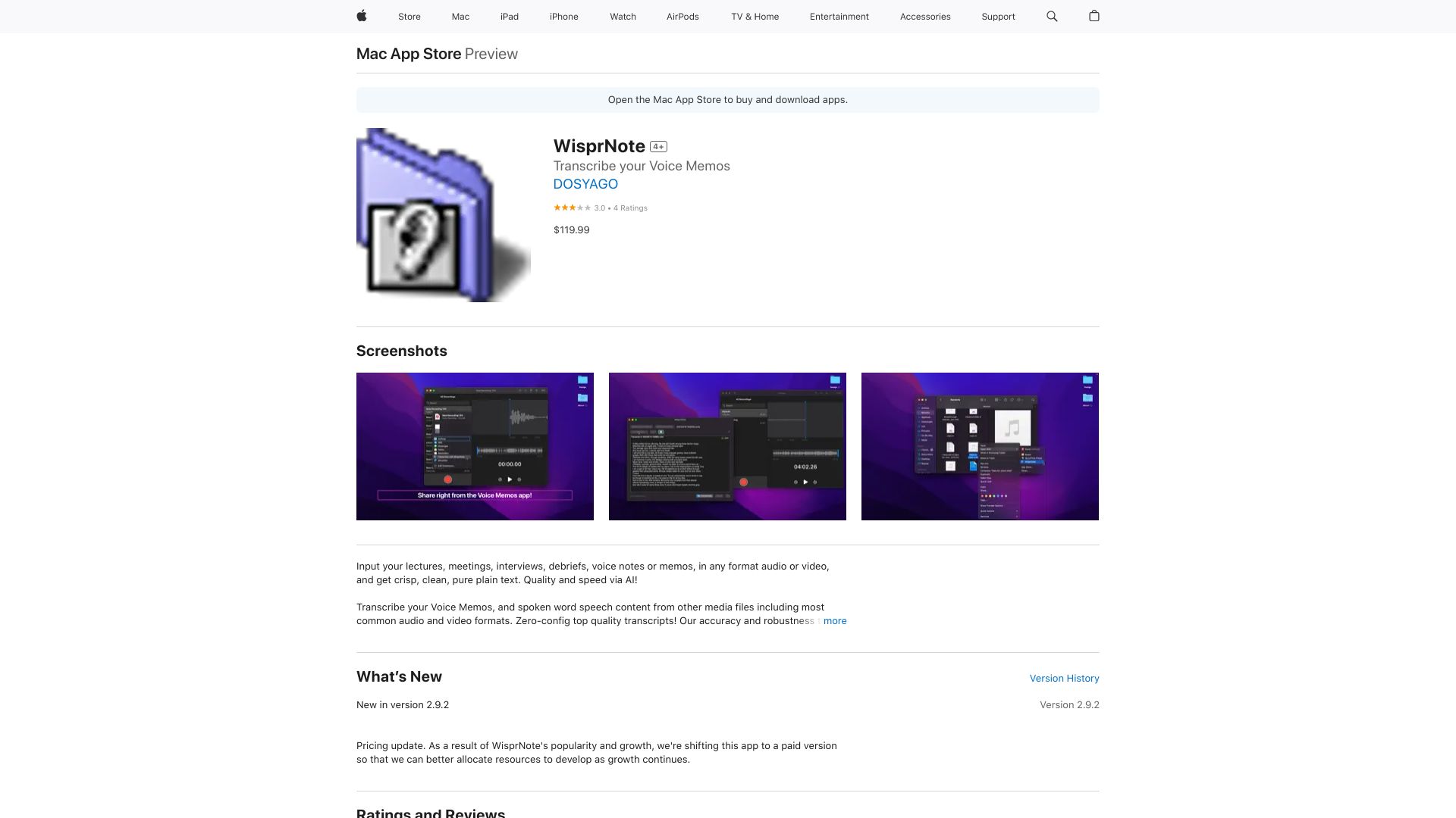 WisprNote网页截图,WisprNote网页快照