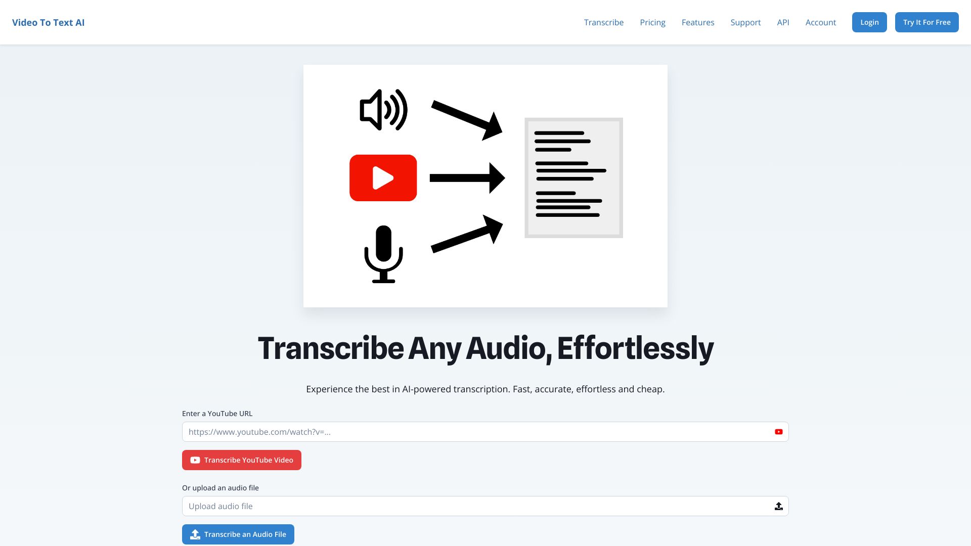 Video To Text AI – Cheap Transcriptions网页截图,Video To Text AI – Cheap Transcriptions网页快照