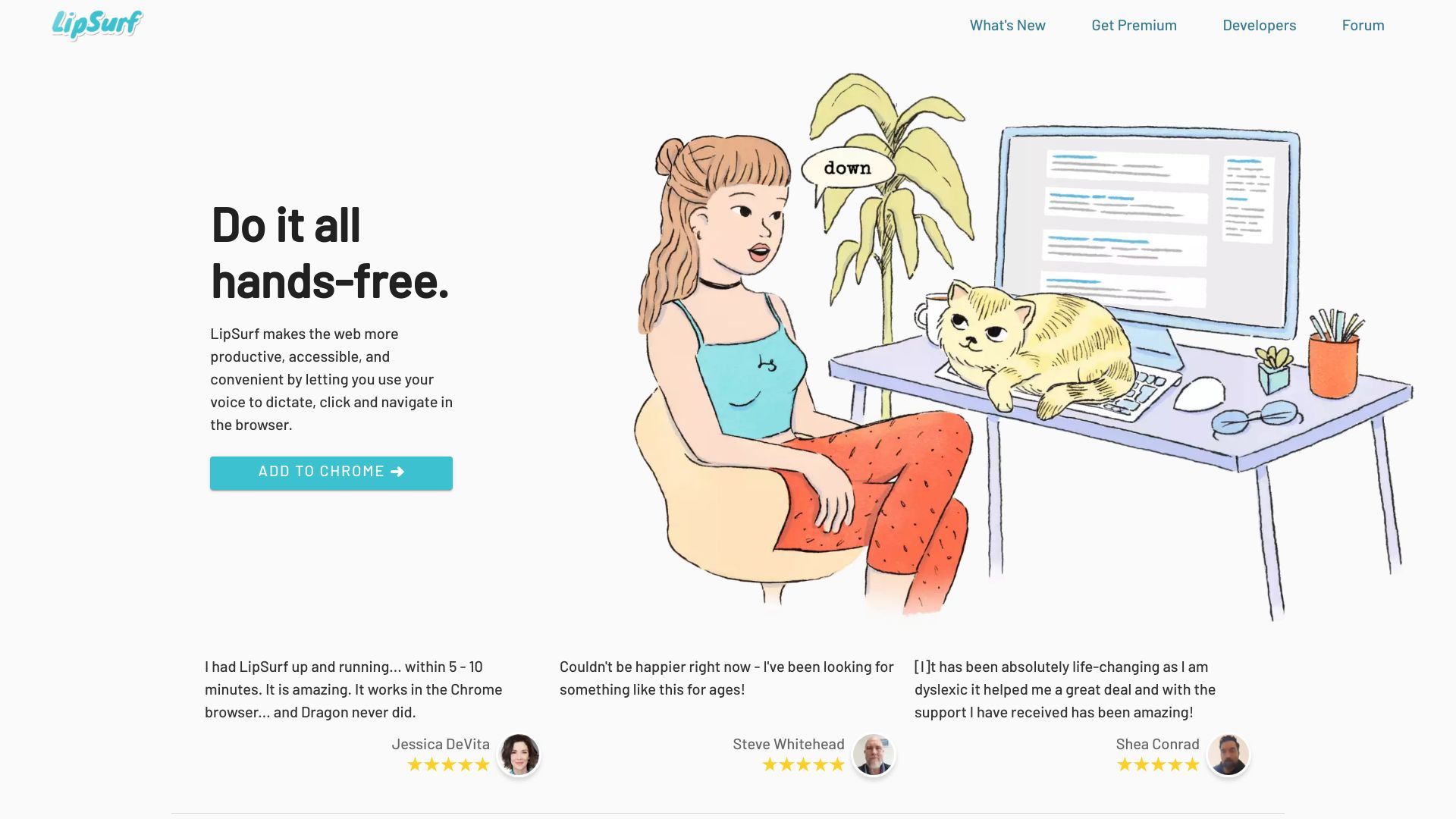 LipSurf网页截图,LipSurf网页快照