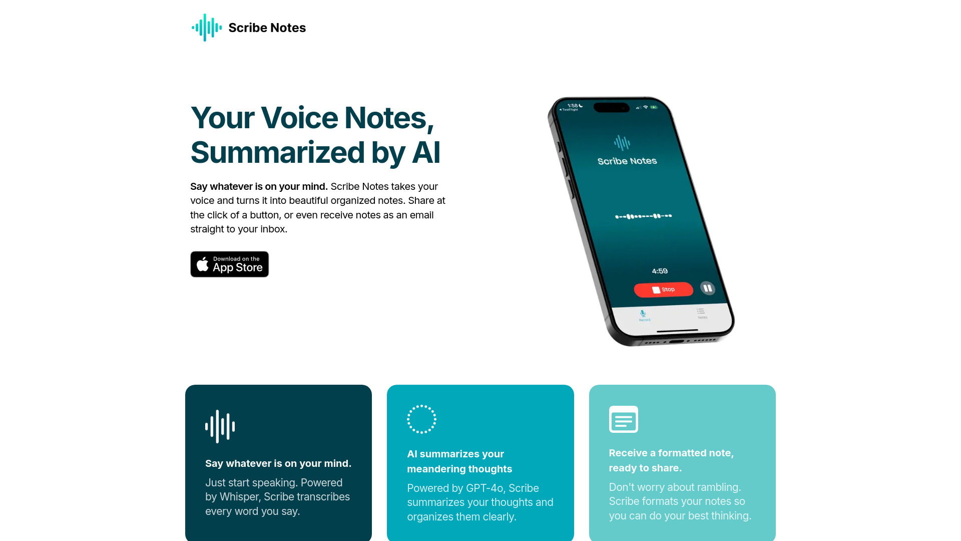 Scribe Notes网页截图,Scribe Notes网页快照