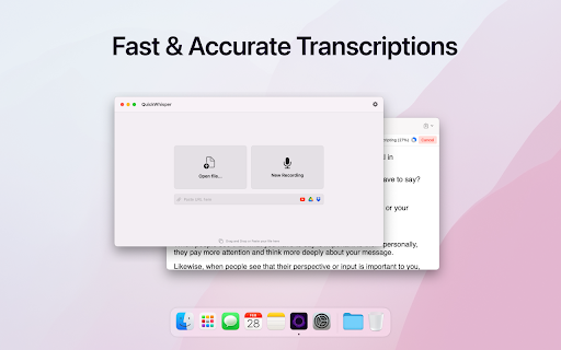 QuickWhisper网页截图,QuickWhisper网页快照